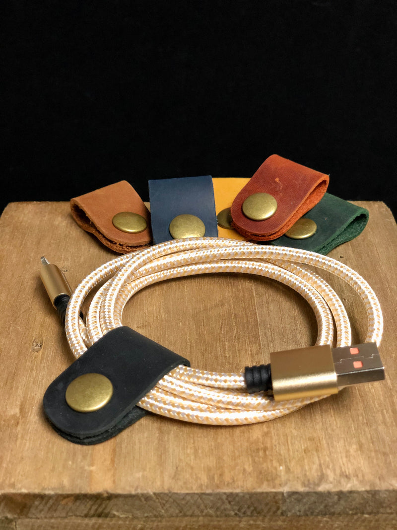 Leather Cord Keeper--Lemons and Limes Boutique