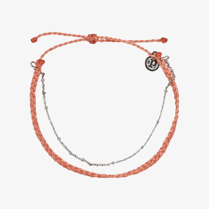 Satellite Anklet in Salmon Pura Vida--Lemons and Limes Boutique