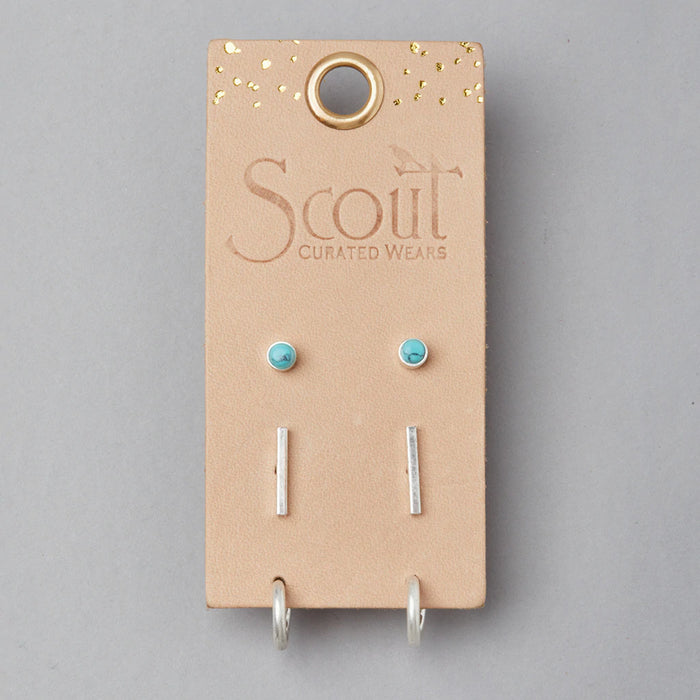 Scout Scarlett Stud Trio-Silver-Lemons and Limes Boutique