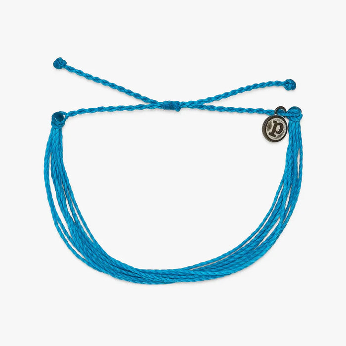 Pura Vida Solid Bracelet in Neon Blue--Lemons and Limes Boutique