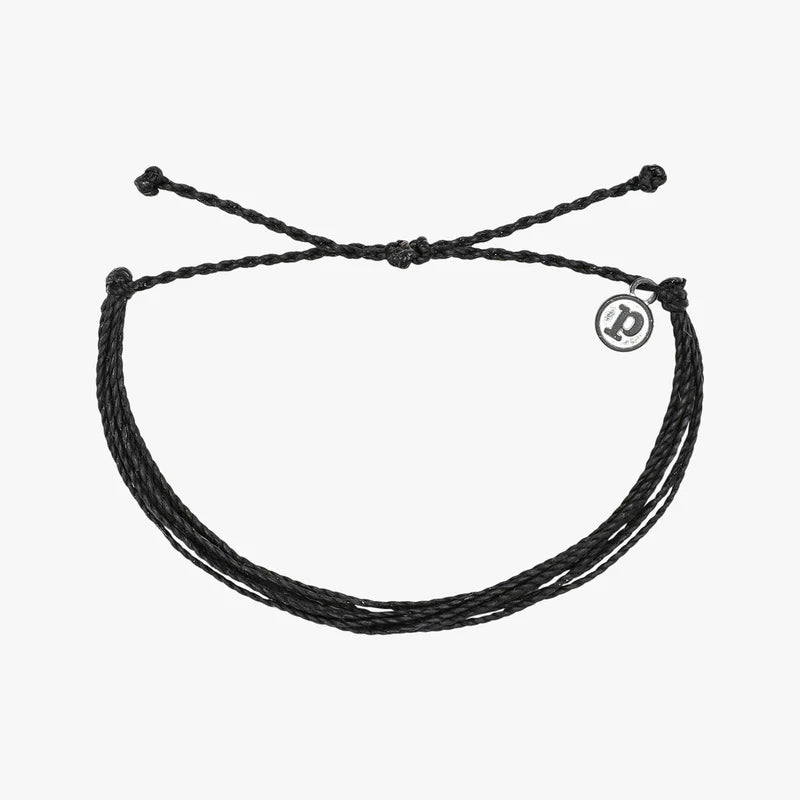 Pura Vida Solid Bracelet Black-Lemons and Limes Boutique