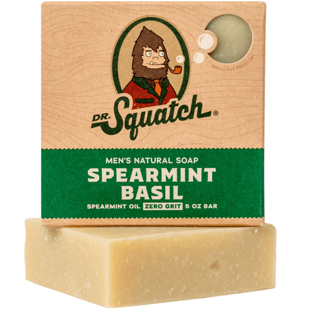 Spearmint Basil Bar Soap by Dr. Squatch--Lemons and Limes Boutique