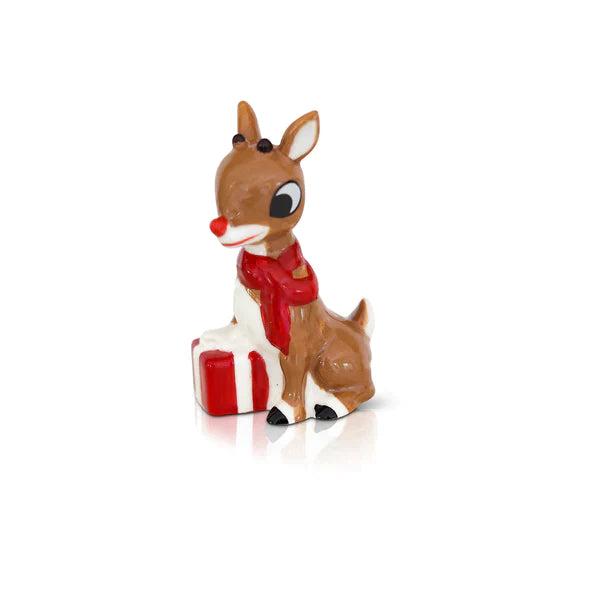 Rudolph The Red Nose Reindeer Mini by Nora Fleming--Lemons and Limes Boutique