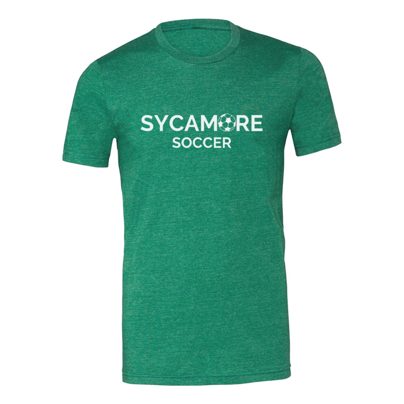 Sycamore Soccer T-Shirt on Kelly Green--Lemons and Limes Boutique