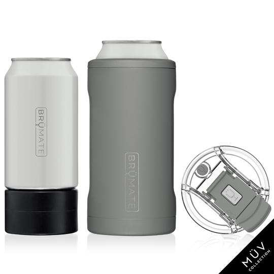 Brümate Hopsulator Trio 12/16oz. in Matte Gray-Drinkware-Lemons and Limes Boutique