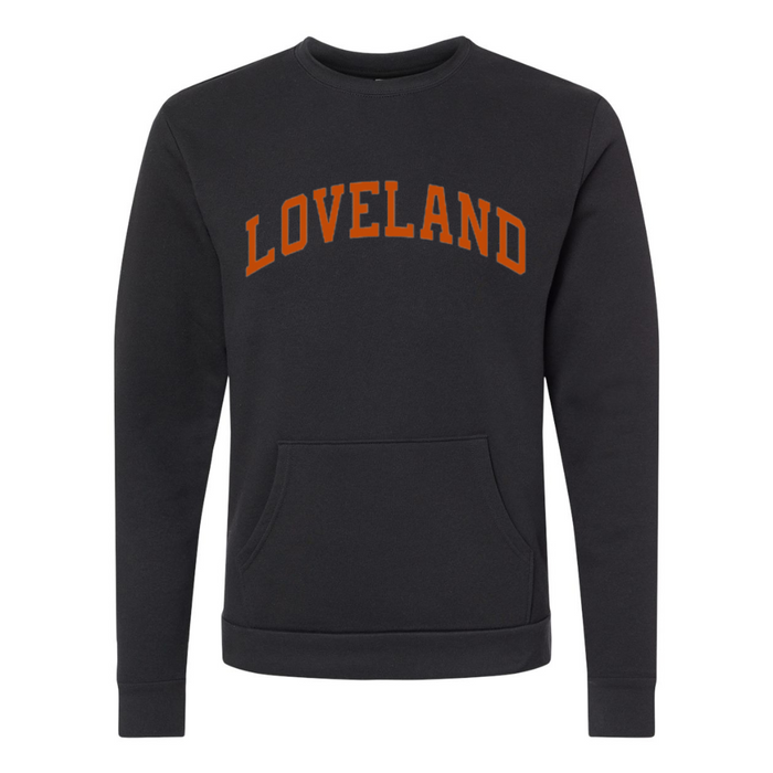 Loveland Curve Pullover in Black with Front Pouch Pocket--Lemons and Limes Boutique