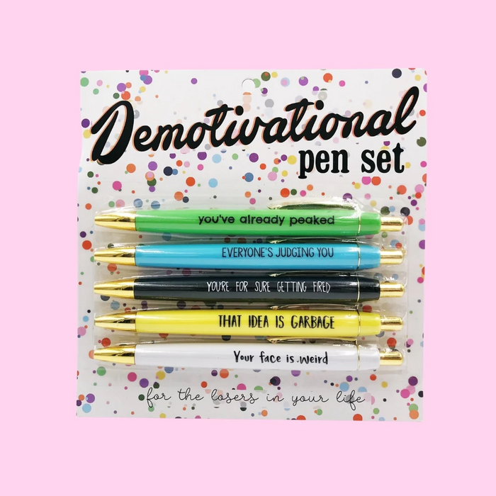 Demotivational Pen Set--Lemons and Limes Boutique