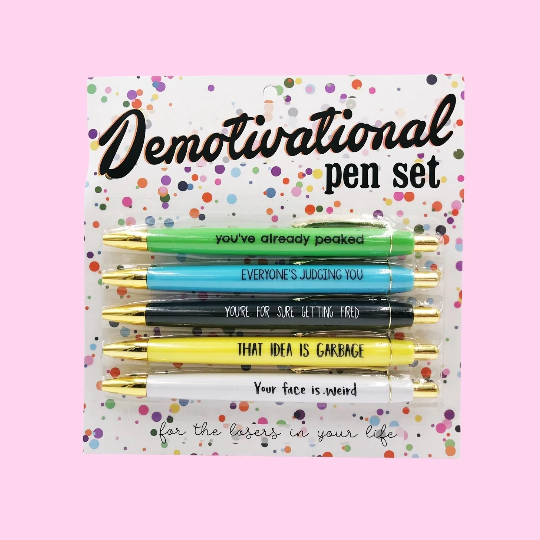 Demotivational Pen Set--Lemons and Limes Boutique