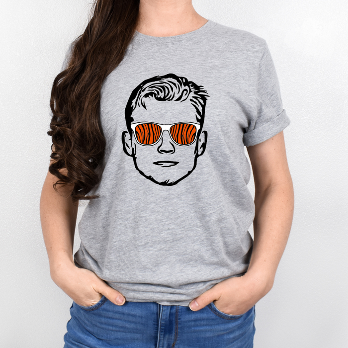 Joe Cool on Grey T-Shirt--Lemons and Limes Boutique