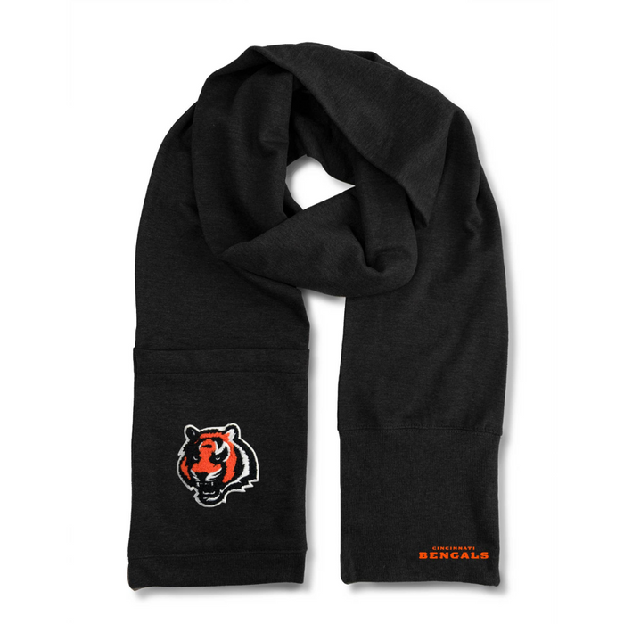 Oversized Cincinnati Benglals 4 in 1 Scarf-Lemons and Limes Boutique