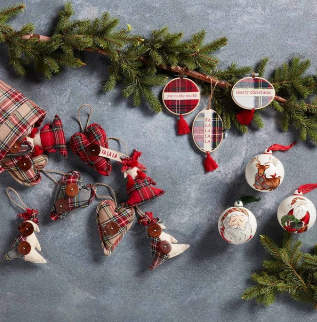 Fa La La Embroidery Hoop Ornament-Lemons and Limes Boutique