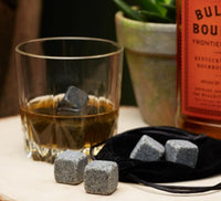 Set of 9 Whiskey Stones with Storage Pouch-Drinkware-Lemons and Limes Boutique