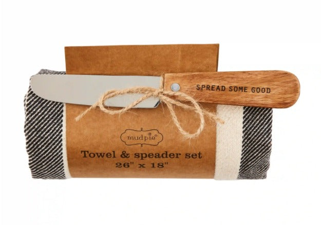 Spread Some Good Dish Towel and Spreader Set-Hand Towels-Lemons and Limes Boutique