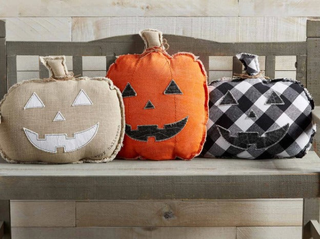 Orange Pumpkin Throw Pillow-Pillow-Lemons and Limes Boutique