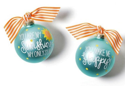 You Are My Sunshine Glass Ornament-Lemons and Limes Boutique