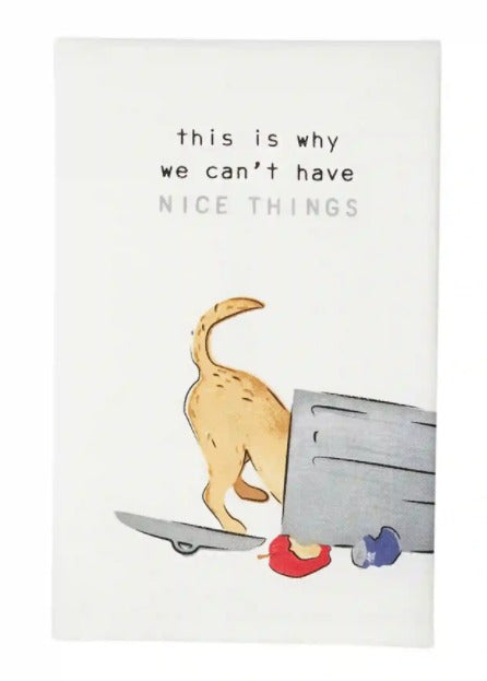 Can't Have Nice Things Dog Hand Towel-Hand Towels-Lemons and Limes Boutique