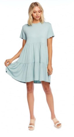Poncey Dress in Seafoam--Lemons and Limes Boutique