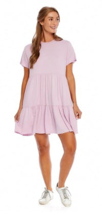 Poncey Dress in Lilac-Lemons and Limes Boutique