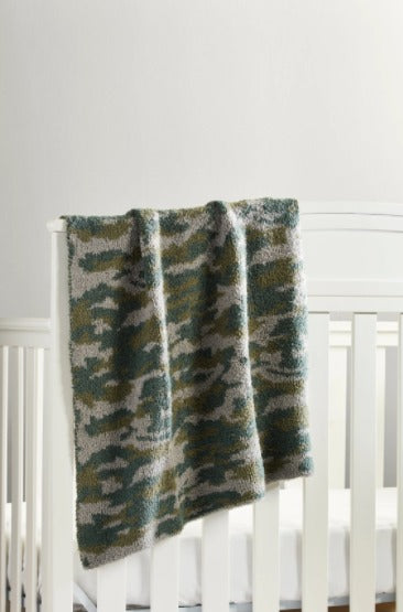 Chenille Camo Blanket-Blankets-Lemons and Limes Boutique
