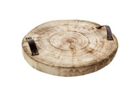 Wood Slice Tray with Handles-Serving Piece-Lemons and Limes Boutique