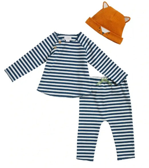 Fox Baby Three Piece Set--Lemons and Limes Boutique