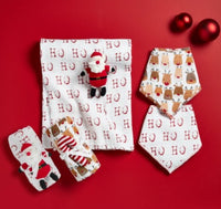 Santa Swaddle Blanket and Rattle Set-Lemons and Limes Boutique
