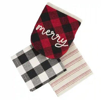 Red Buffalo Plaid Oven Mitt and Towel Set - Merry-Lemons and Limes Boutique