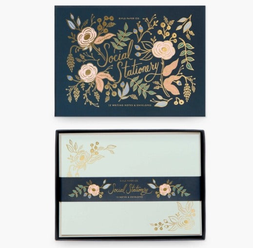 Colette Social Stationery Set-Stationery-Lemons and Limes Boutique