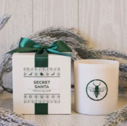 Secret Santa Hand Poured Candle-Candle-Lemons and Limes Boutique