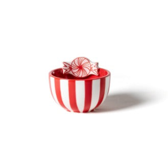 Happy Christmas Peppermint Embellishment Bowl Happy Everything-Serving Piece-Lemons and Limes Boutique