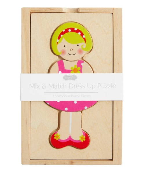Girl Dress Up Wood Puzzle--Lemons and Limes Boutique