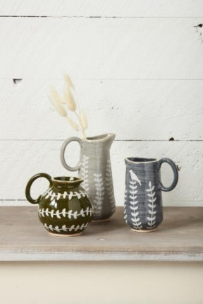 Green Leaf Bud Vase-Lemons and Limes Boutique