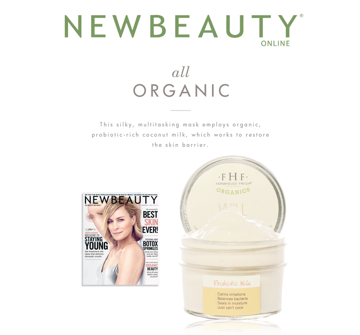 Will Dew® Organic Probiotic Milk Balancing Mask FarmHouse Fresh-Beauty-Lemons and Limes Boutique