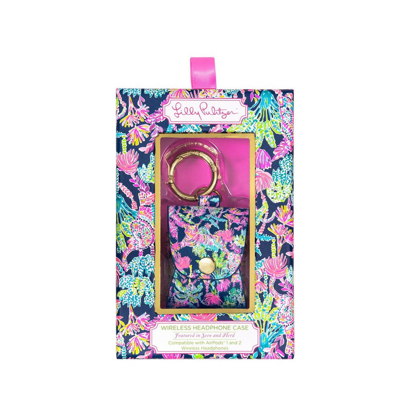 Lilly Pulitzer Airpod Carrier in Seen and Herd-Accessories-Lemons and Limes Boutique