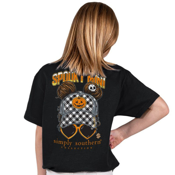Simply Southern S/S Youth Tee- Mini Spooky--Lemons and Limes Boutique