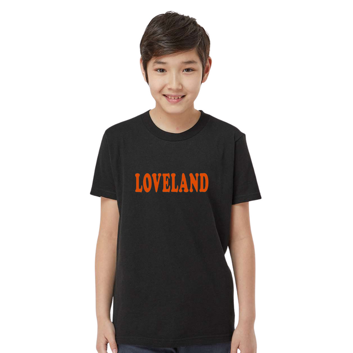 Loveland Bubble Letter T-Shirt-YOUTH--Lemons and Limes Boutique