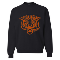 Cincinnati Fierce Tiger Crewneck- Black-Lemons and Limes Boutique