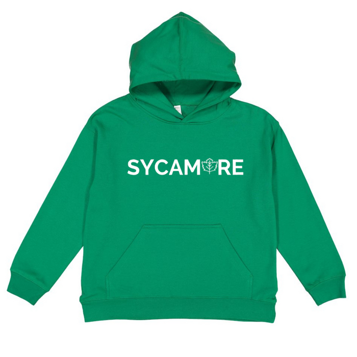 Sycamore Leaf Hoodie on Kelly Green-YOUTH--Lemons and Limes Boutique