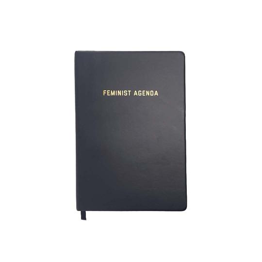 Feminist Agenda Lined Journal - Black--Lemons and Limes Boutique