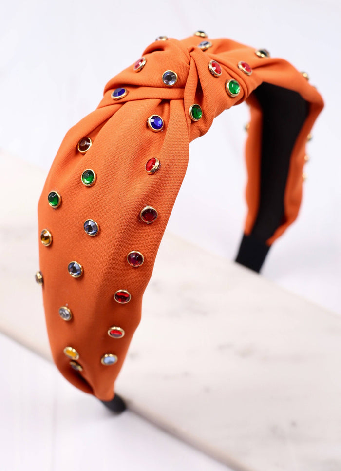 Halle Jeweled Headband in Rus-Lemons and Limes Boutique