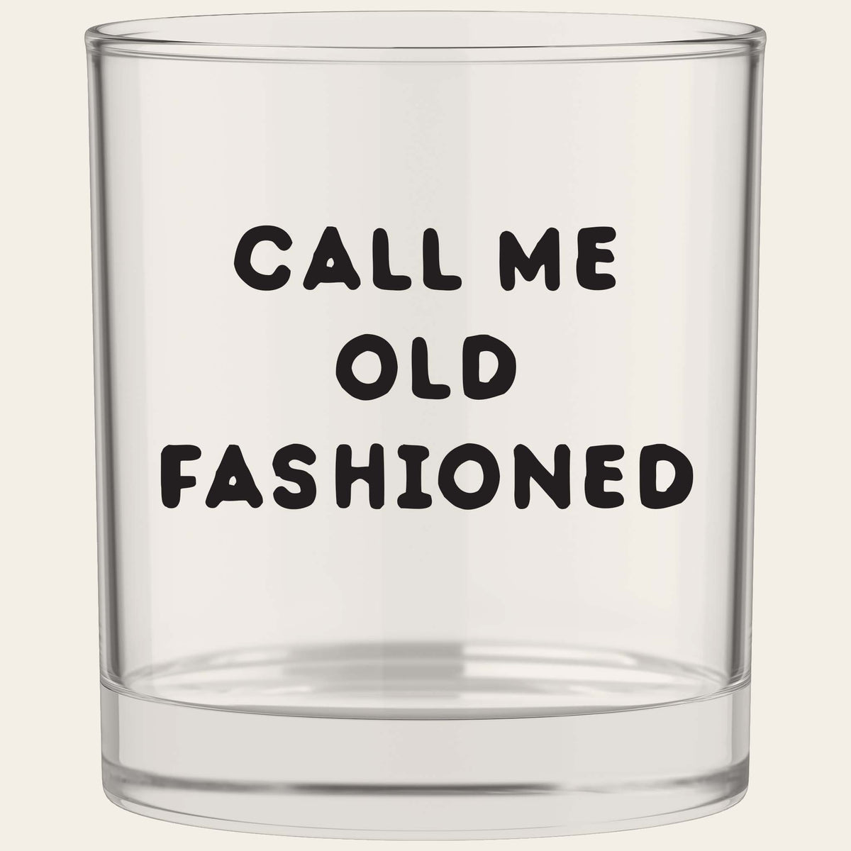 Call Me Old Fashioned Bourbon Whiskey Rocks Glass-Lemons and Limes Boutique