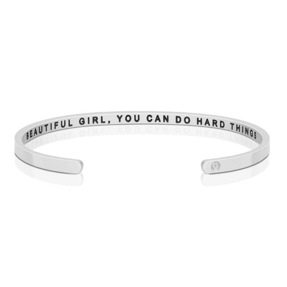 Beautiful Girl, You Can Do Hard Things (within) in Silver-Lemons and Limes Boutique