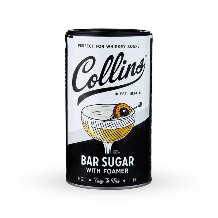 Bar Sugar with Foamer 16oz. by Collins--Lemons and Limes Boutique