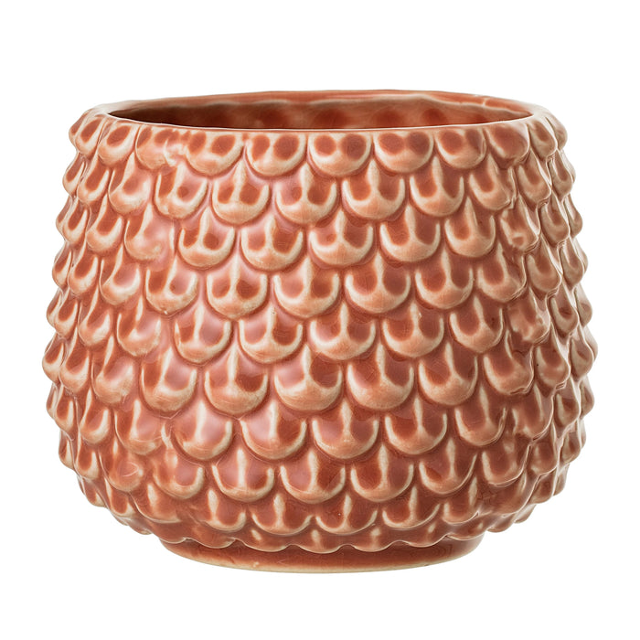 Planter with Fish Scale Pattern--Lemons and Limes Boutique