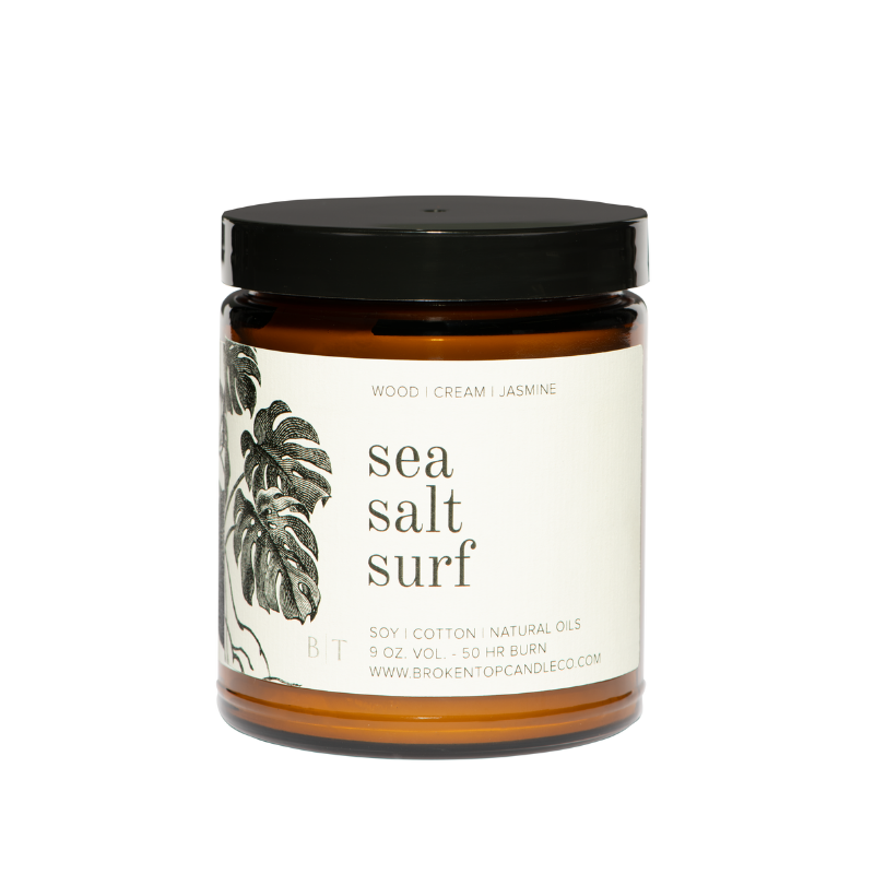Sea Salt Surf Soy Candle - 9 oz.--Lemons and Limes Boutique
