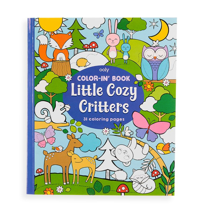 Color-in' Book: Little Cozy Critters-Lemons and Limes Boutique