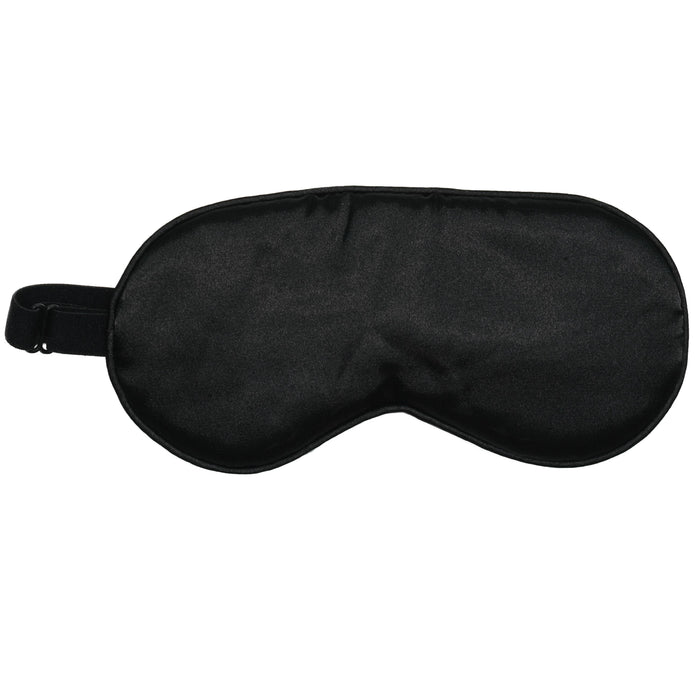 Satin Eye Mask in Black-Lemons and Limes Boutique