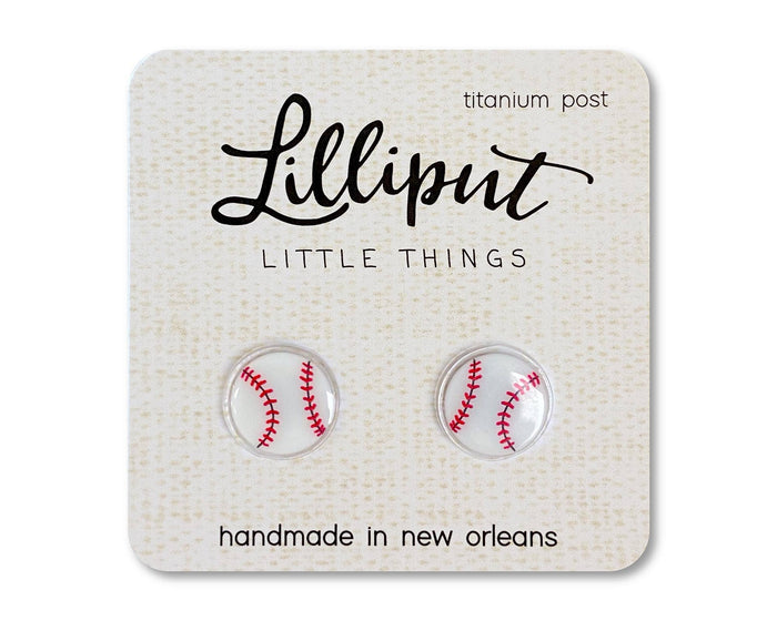 Baseball Earrings-Lemons and Limes Boutique