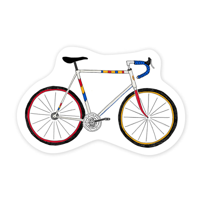 Road Bike - 3 Inch Vinyl Art Sticker--Lemons and Limes Boutique