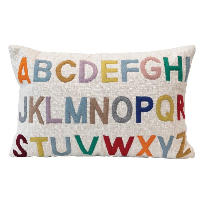 Alphabet Pillow-Lemons and Limes Boutique